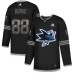 Men Adidas San Jose Sharks #88 Brent Burns Black Authentic Classic Stitched NHL Jersey