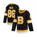 Men Boston Bruins #86 Kevan Miller Authentic Black Alternate Hockey Stitched Jersey