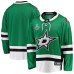 Men Dallas Stars Blank Fanatics Branded Green 2020 Stanley Cup Final Bound Home Breakaway Stitched Jersey