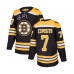 Men Boston Bruins #7 Phil Esposito Authentic Black Home 2019 Stanley Cup Final Bound Hockey Jersey