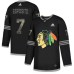 Men Adidas Chicago Blackhawks #7 Tony Esposito Black Authentic Classic Stitched NHL Jersey