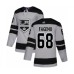 Men Los Angeles Kings #68 Samuel Fagemo Authentic Gray Alternate Hockey Stitched Jersey