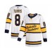 Men Nashville Predators #8 Kyle Turris Authentic White 2020 Winter Classic Hockey Stitched Jersey