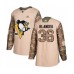 Men Pittsburgh Penguins #36 Joseph Blandisi Authentic Camo Veterans Day Practice Hockey Stitched Jersey