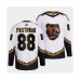 Men Boston Bruins #88 David Pastrnak 2022 White Reverse Retro Stitched Jersey