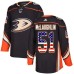 Men Adidas Anaheim Ducks #51 Blake McLaughlin Authentic Black USA Flag Fashion NHL Jersey