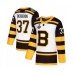 Men Boston Bruins #37 Patrice Bergeron Authentic White Winter Classic 2019 Stanley Cup Final Bound Hockey Jersey