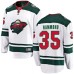 Men Minnesota Wild #35 Andrew Hammond Authentic White Away Fanatics Branded Breakaway NHL Jersey