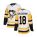 Men Pittsburgh Penguins #18 Alex Galchenyuk Authentic White Away Hockey Stitched Jersey