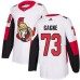 Men Adidas Ottawa Senators #73 Gabriel Gagne Authentic White Away NHL Jersey