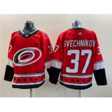 Men Carolina Hurricanes #37 Andrei Svechnikov Red NEW Stitched Jersey