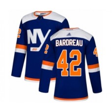 Men New York Islanders #42 Cole Bardreau Authentic Blue Alternate Hockey Stitched Jersey