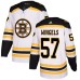 Men Adidas Boston Bruins #57 Tommy Wingels Authentic White Away NHL Jersey