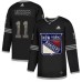 Men Adidas New York Rangers #11 Mark Messier Black Authentic Classic Stitched NHL Jersey