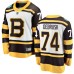 Men Boston Bruins #74 Jake DeBrusk White 2019 Winter Classic Fanatics Branded Breakaway NHL Jersey