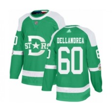 Men Dallas Stars #60 Ty Dellandrea Authentic Green 2020 Winter Classic Hockey Stitched Jersey