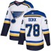 Men Adidas St. Louis Blues #78 Dominik Bokk Authentic White Away NHL Jersey