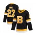 Men Boston Bruins #27 John Moore Authentic Black Alternate Hockey Stitched Jersey