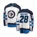 Men Winnipeg Jets #28 Jack Roslovic Fanatics Branded White Away Breakaway NHL Jersey