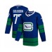 Men Vancouver Canucks #77 Nikolay Goldobin Authentic Royal Blue Alternate Hockey Stitched Jersey