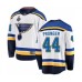 Men St. Louis Blues #44 Chris Pronger Fanatics Branded White Away Breakaway 2019 Stanley Cup Final Bound Hockey Jersey