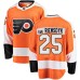 Men Philadelphia Flyers #25 James Van Riemsdyk Fanatics Branded Orange Home Breakaway NHL Jersey