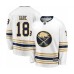 Men Buffalo Sabres #18 Danny Gare Fanatics Branded White 50th Season Breakaway Hockey Stitched Jersey