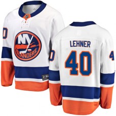 Men New York Islanders #40 Robin Lehner Fanatics Branded White Away Breakaway NHL Jersey