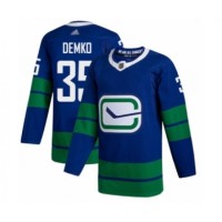 Men Vancouver Canucks #35 Thatcher Demko...