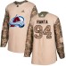 Men Adidas Colorado Avalanche #94 Sampo Ranta Authentic Camo Veterans Day Practice NHL Jersey