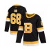 Men Boston Bruins #68 Jaromir Jagr Authentic Black Alternate Hockey Stitched Jersey