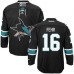 Men Reebok San Jose Sharks #16 Eric Fehr Authentic Black Third NHL Jersey