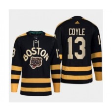 Men Boston Bruins #13 Charlie Coyle Black Classic Primegreen Stitched Jersey