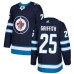 Men Adidas Winnipeg Jets #25 Seth Griffith Premier Navy Blue Home NHL Jersey