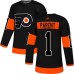 Men Adidas Philadelphia Flyers #1 Bernie Parent Premier Black Alternate NHL Jersey