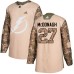 Men Adidas Tampa Bay Lightning #27 Ryan McDonagh Authentic Camo Veterans Day Practice NHL Jersey