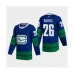 Men Vancouver Canucks #26 Antoine Roussel 2020-21 Authentic Player Alternate Stitched Hockey Jersey Blue