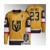 Men Vegas Golden Knights #23 Alec Martinez Gold 2023 Stanley Cup Champions Stitched Jersey