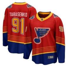 Men St. Louis Blues #91 Vladimir Tarasenko Fanatics Branded Red 2020-21 Special Edition Breakaway Player Stitched Jersey