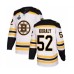 Men Boston Bruins #52 Sean Kuraly Authentic White Away 2019 Stanley Cup Final Bound Hockey Jersey