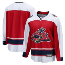 Men Columbus Blue Jackets Fanatics Branded Blank Red 2020-21 Special Edition Breakaway Stitched Jersey