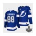 Men Adidas Lightning #88 Andrei Vasilevskiy Blue Home Authentic 2021 Stanley Cup Stitched Jersey