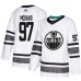 Men Adidas Edmonton Oilers #97 Connor McDavid White 2019 All-Star Game Parley Authentic Stitched NHL Jersey