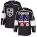 Men Adidas Los Angeles Kings #44 Nate Thompson Authentic Black USA Flag Fashion NHL Jersey