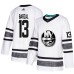 Men Adidas New York Islanders #13 Mathew Barzal White 2019 All-Star Game Parley Authentic Stitched NHL Jersey