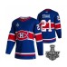 Men Adidas Canadiens #21 Eric Staal Blue Road Authentic 2021 Stanley Cup Stitched Jersey