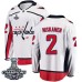 Men Washington Capitals #2 Matt Niskanen Fanatics Branded White Away Breakaway 2018 Stanley Cup Final Champions NHL Jersey