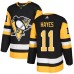 Men Adidas Pittsburgh Penguins #11 Jimmy Hayes Premier Black Home NHL Jersey