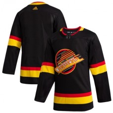 Men Vancouver Canucks adidas Blank Black 2019/20 Flying Skate Authentic Jersey