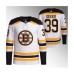 Men Boston Bruins #39 Morgan Geekie White Stitched Jersey